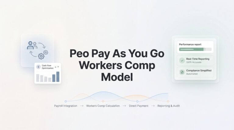 PEO Pay As You Go Workers Comp Model: How It Works and When It Makes Sense