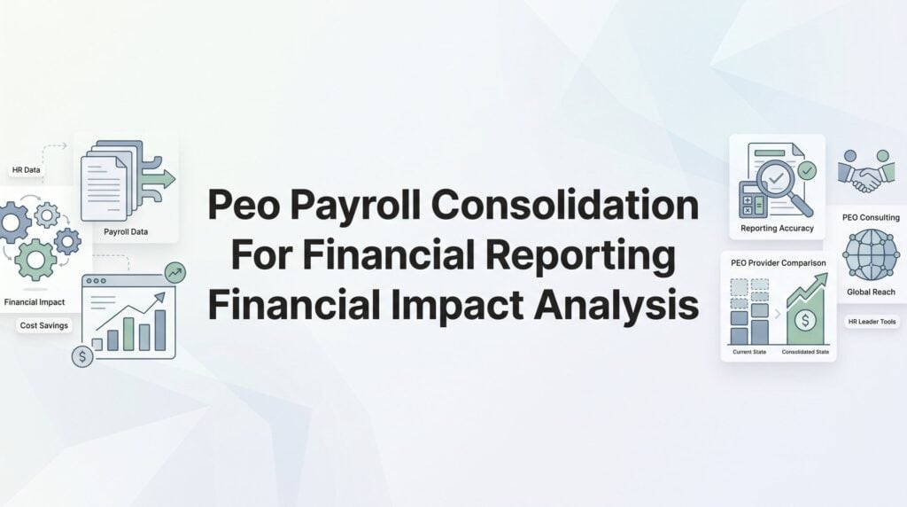 PEO Payroll Consolidation for Financial Reporting: A Financial Impact Analysis