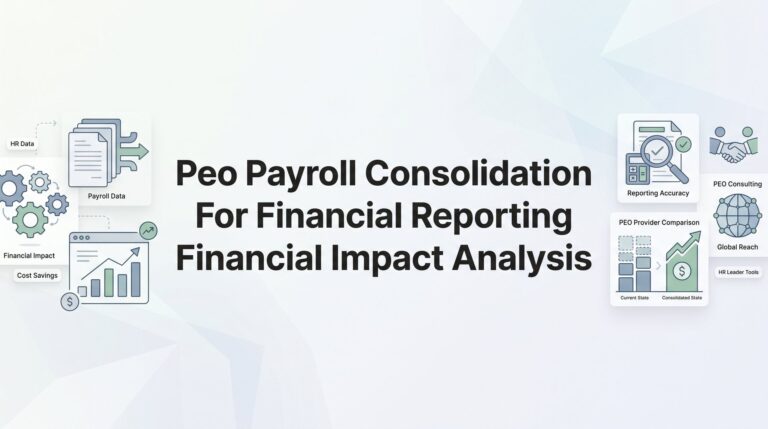 PEO Payroll Consolidation for Financial Reporting: A Financial Impact Analysis