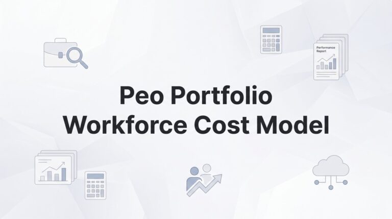 PEO Portfolio Workforce Cost Model: How to Map Total Labor Spend Across Multiple PEO Relationships