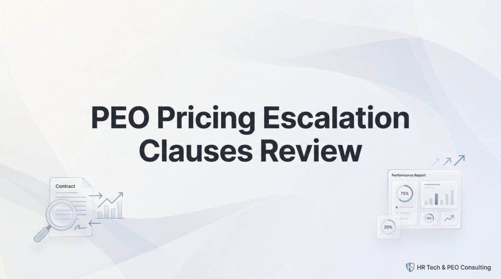 PEO Pricing Escalation Clauses: What to Review Before You Sign
