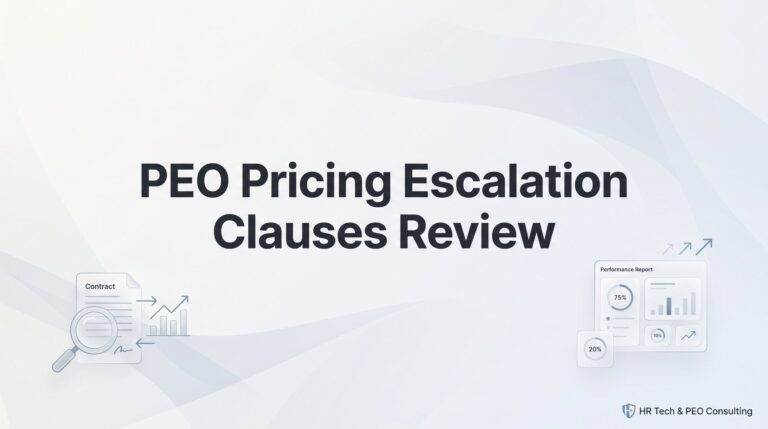 PEO Pricing Escalation Clauses: What to Review Before You Sign