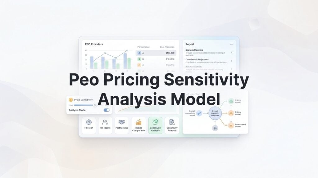 PEO Pricing Sensitivity Analysis Model: How to Stress-Test Your PEO Costs Before You Sign