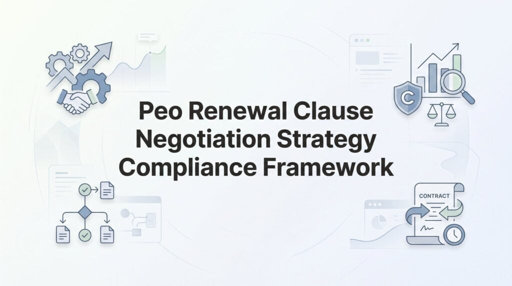 How to Negotiate Your PEO Renewal Clause: A Compliance-First Strategy in 6 Steps
