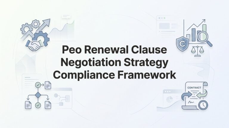 How to Negotiate Your PEO Renewal Clause: A Compliance-First Strategy in 6 Steps