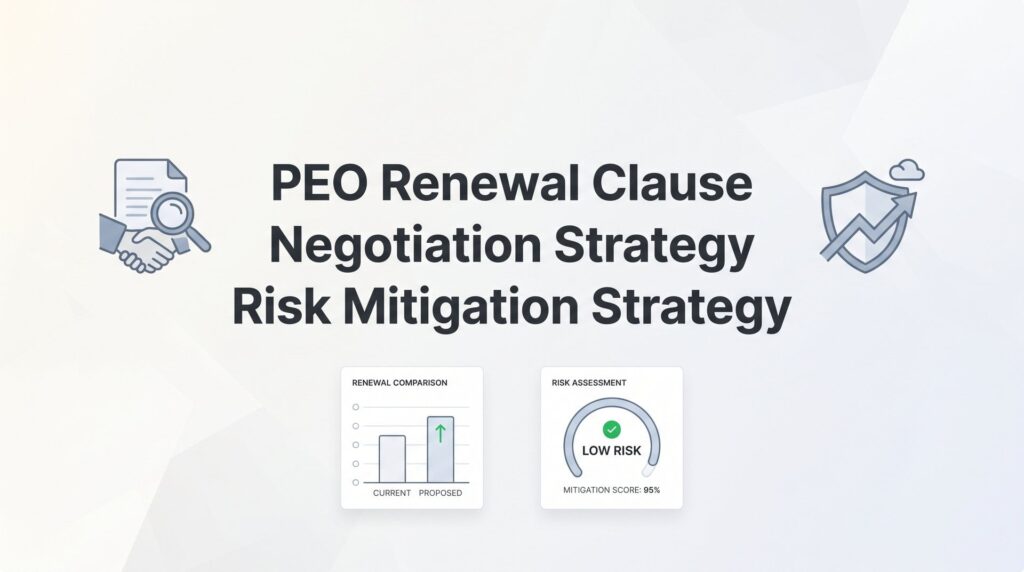 How to Negotiate Your PEO Renewal Clause and Reduce Risk Before You Re-Sign