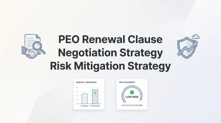 How to Negotiate Your PEO Renewal Clause and Reduce Risk Before You Re-Sign