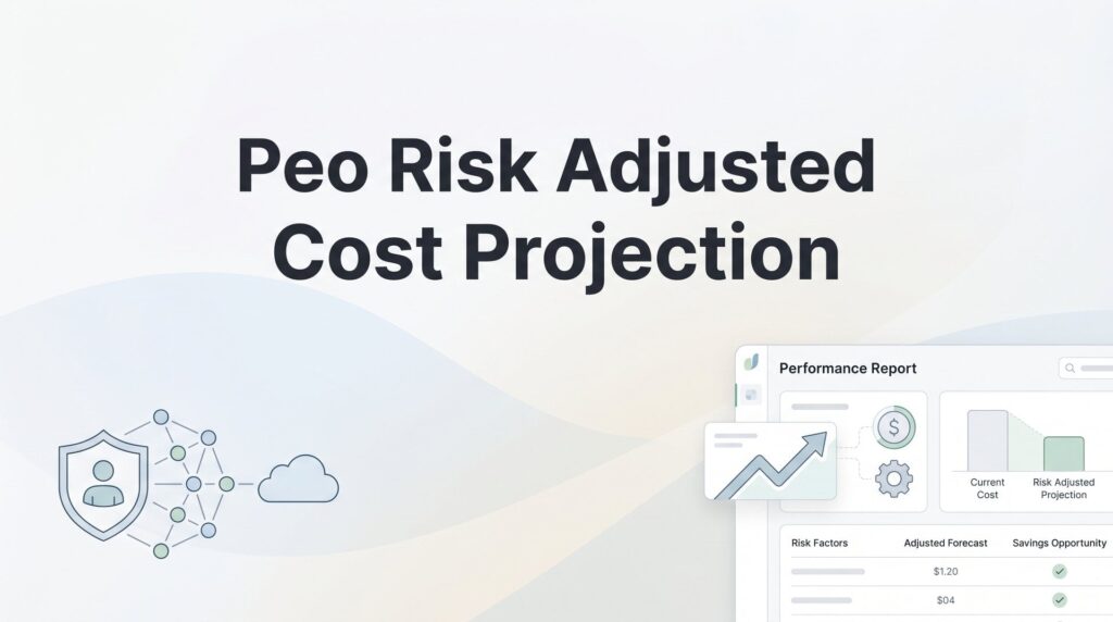 How to Build a Risk-Adjusted Cost Projection for Your PEO Engagement