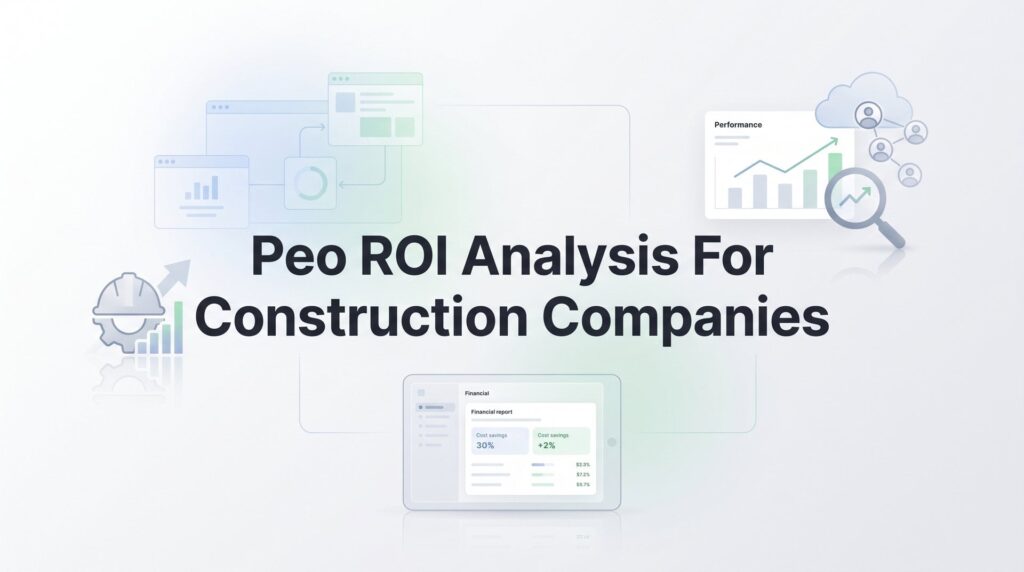 How to Run a PEO ROI Analysis for Your Construction Company