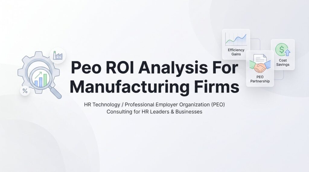 How to Run a PEO ROI Analysis for Your Manufacturing Firm