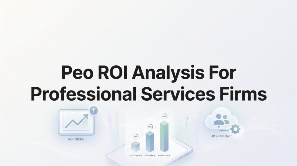 How to Run a PEO ROI Analysis for Your Professional Services Firm