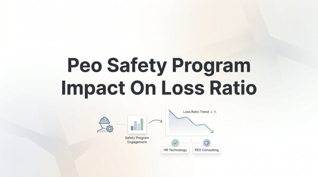How PEO Safety Programs Impact Your Loss Ratio — And Why It Matters for What You Pay