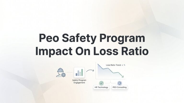 How PEO Safety Programs Impact Your Loss Ratio — And Why It Matters for What You Pay