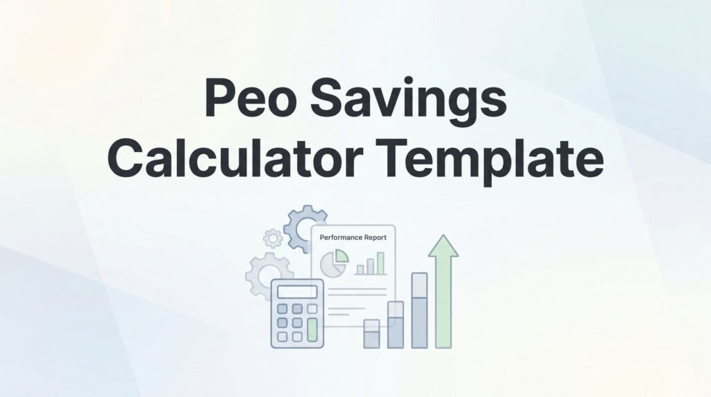 How to Build a PEO Savings Calculator Template That Actually Works