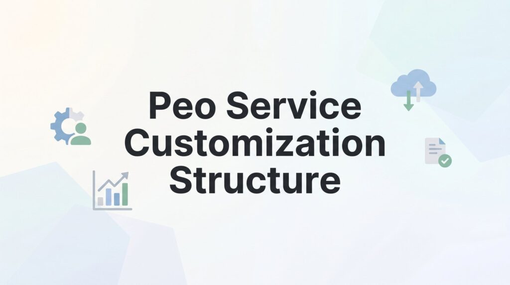 PEO Service Customization Structure: How Providers Build (and Limit) Flexible Service Packages