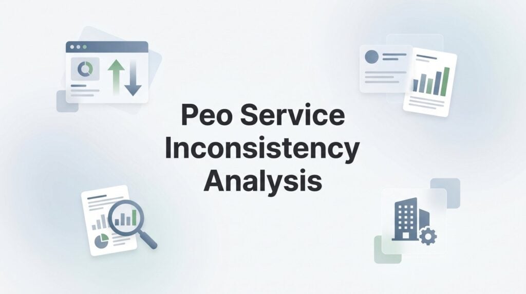 PEO Service Inconsistency Analysis: How to Spot Gaps Before They Cost You