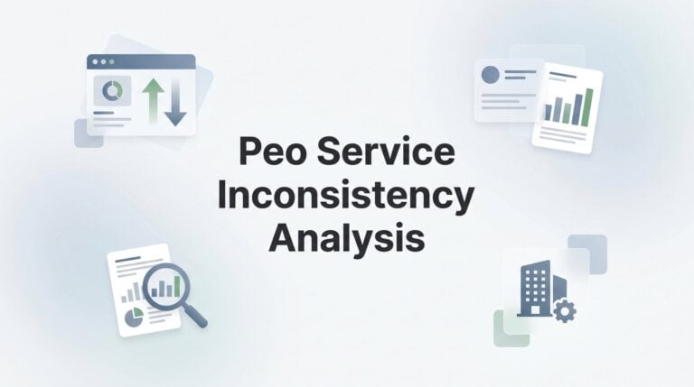PEO Service Inconsistency Analysis: How to Spot Gaps Before They Cost You