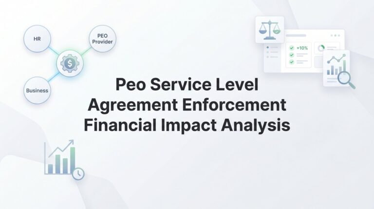 How to Measure the Financial Impact of PEO Service Level Agreement Failures
