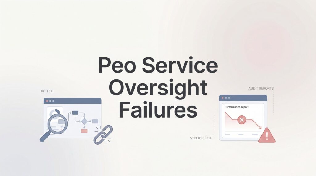 PEO Service Oversight Failures: What Goes Wrong and How to Protect Your Business