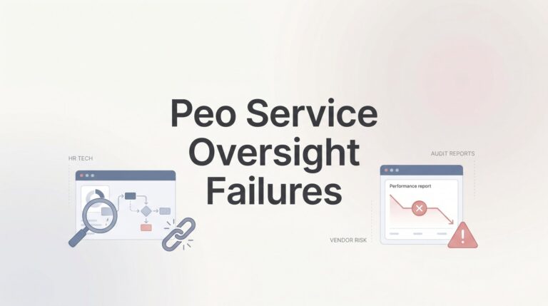 PEO Service Oversight Failures: What Goes Wrong and How to Protect Your Business