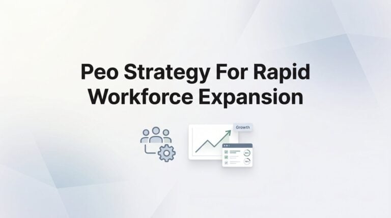How to Build a PEO Strategy for Rapid Workforce Expansion