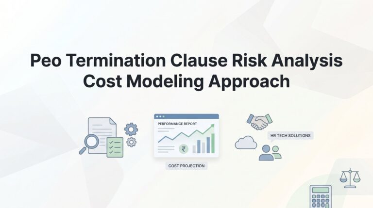 PEO Termination Clause Risk Analysis: A Cost Modeling Approach for Smarter Exit Planning