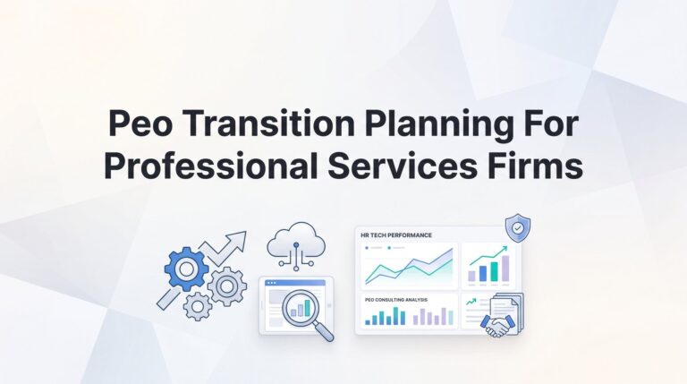 PEO Transition Planning for Professional Services Firms: A Step-by-Step Guide