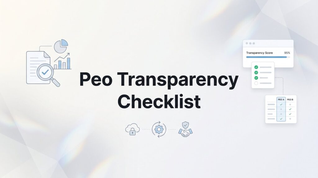 8 PEO Transparency Checks You Should Run Before Signing Anything