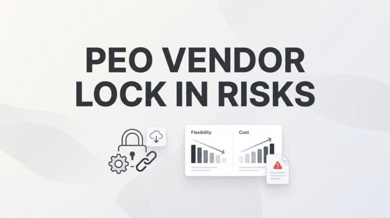 PEO Vendor Lock-In Risks: What Actually Traps You and How to Avoid It