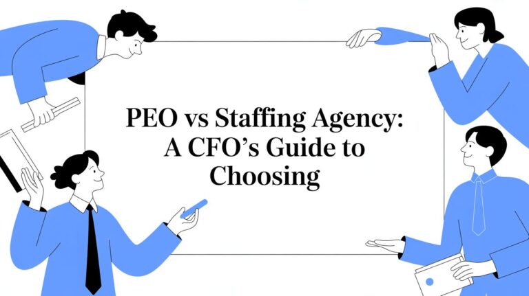 PEO vs Staffing Agency: A CFO’s Guide to Choosing