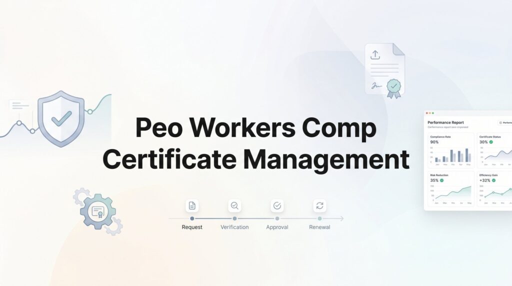 How to Manage Workers’ Comp Certificates Through Your PEO: A Practical Guide