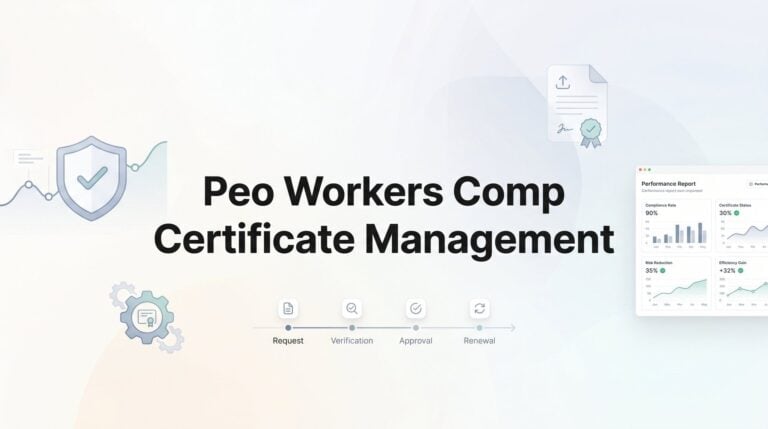 How to Manage Workers’ Comp Certificates Through Your PEO: A Practical Guide