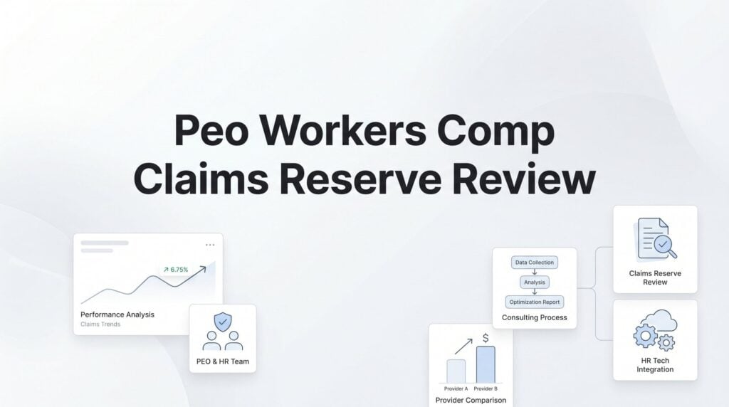 How to Review Workers’ Comp Claims Reserves in Your PEO Arrangement
