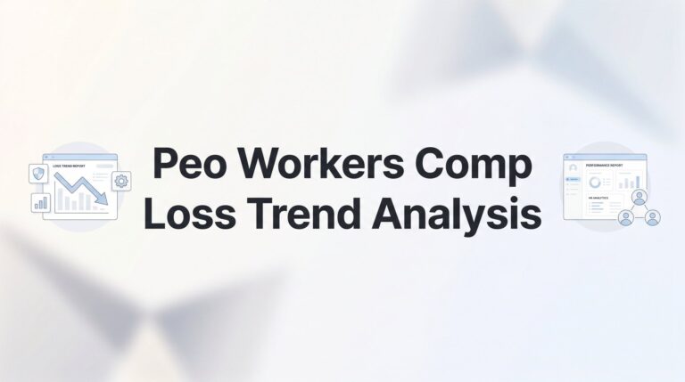 How to Analyze Workers’ Comp Loss Trends in Your PEO Arrangement