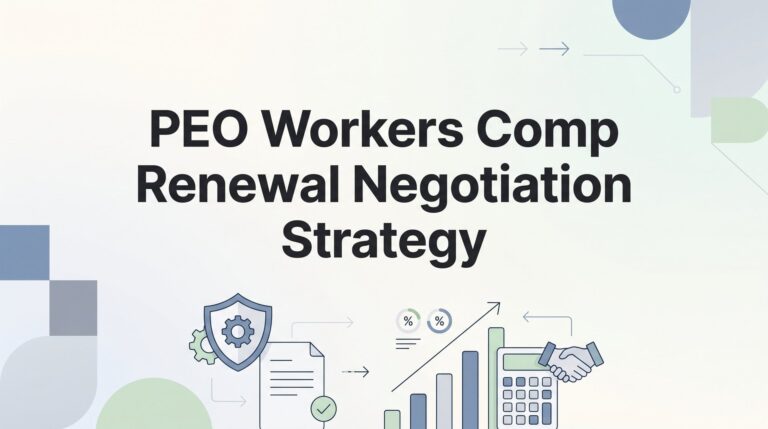 How to Negotiate Your PEO Workers’ Comp Renewal: A Practical Strategy Guide