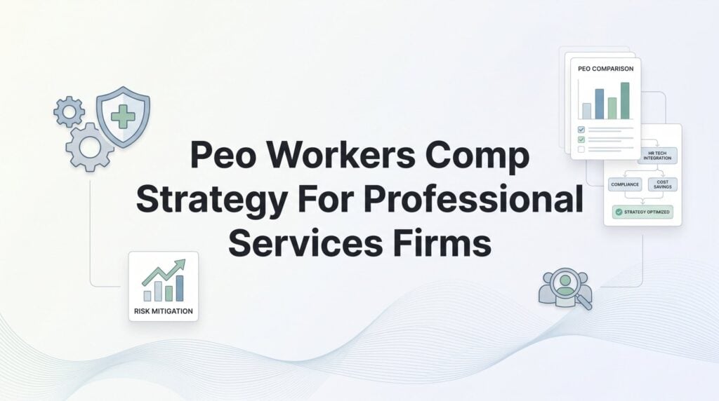 How to Build a PEO Workers’ Comp Strategy for Professional Services Firms