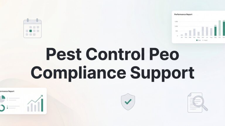 Pest Control PEO Compliance Support: What It Actually Covers (and Where It Falls Short)