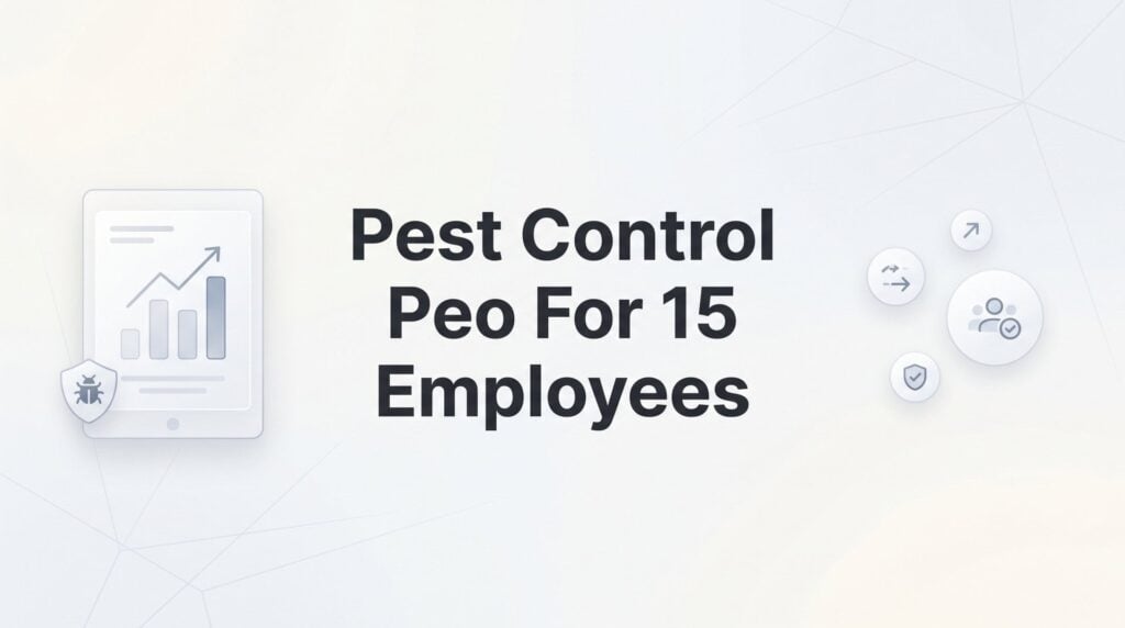 7 Strategies for Choosing a Pest Control PEO When You Have 15 Employees