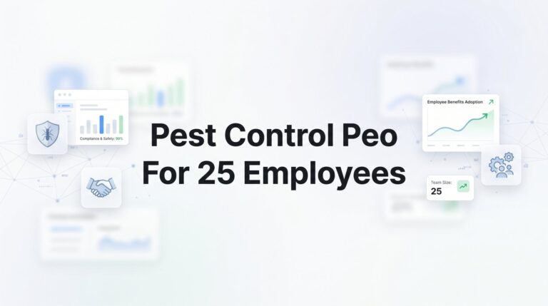 7 Strategies for Choosing a Pest Control PEO When You Have 25 Employees