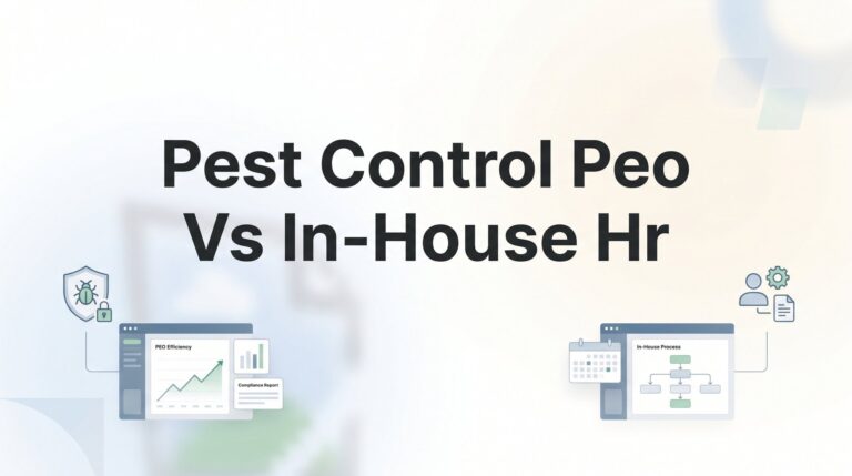 Pest Control PEO vs In-House HR: 7 Decision Factors That Actually Matter