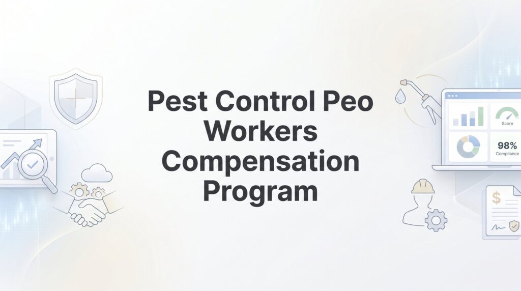 Pest Control PEO Workers Compensation Program: What Owners Actually Need to Know