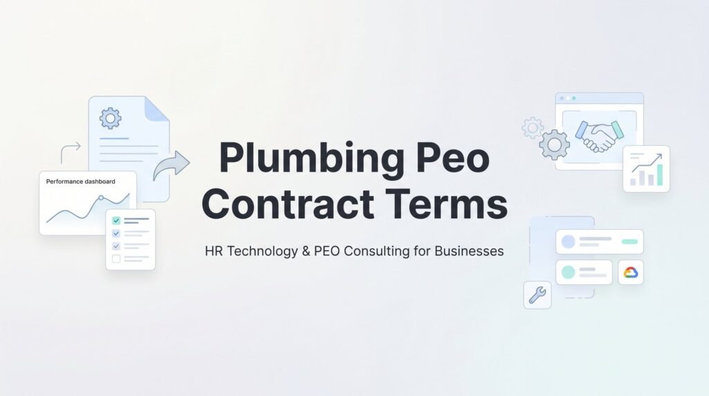Plumbing PEO Contract Terms: What Business Owners Need to Negotiate Before Signing