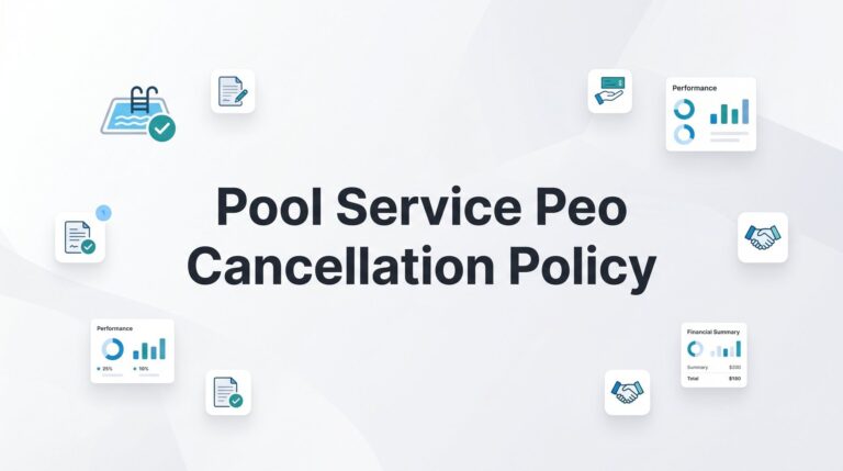 Pool Service PEO Cancellation Policy: What to Expect Before You Sign (or Exit)