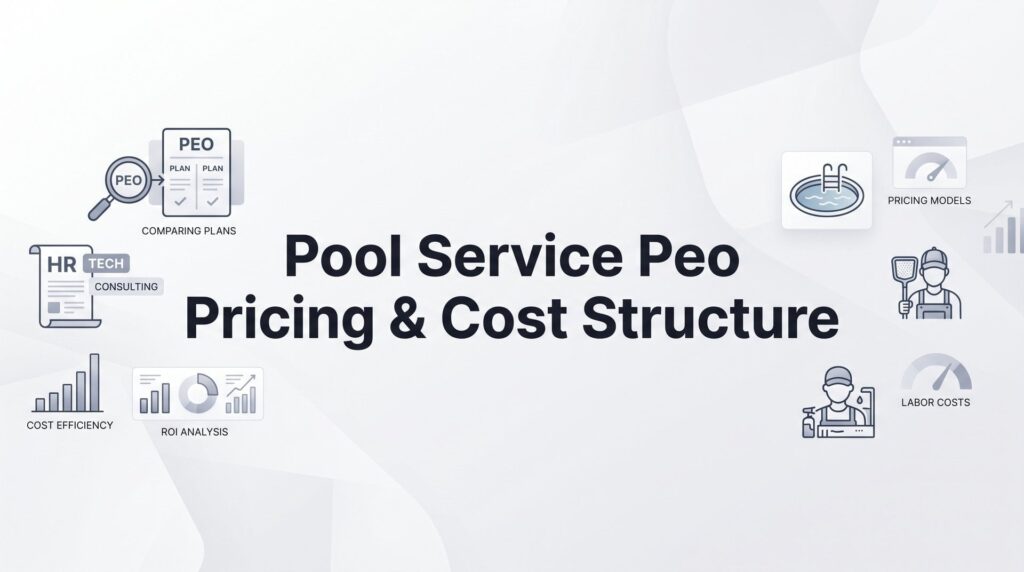 Pool Service PEO Pricing & Cost Structure: What You’re Actually Paying For
