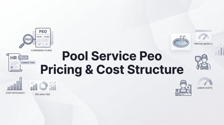 Pool Service PEO Pricing & Cost Structure: What You’re Actually Paying For