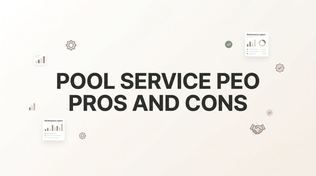 Pool Service PEO Pros and Cons: What Owners Actually Need to Know Before Signing