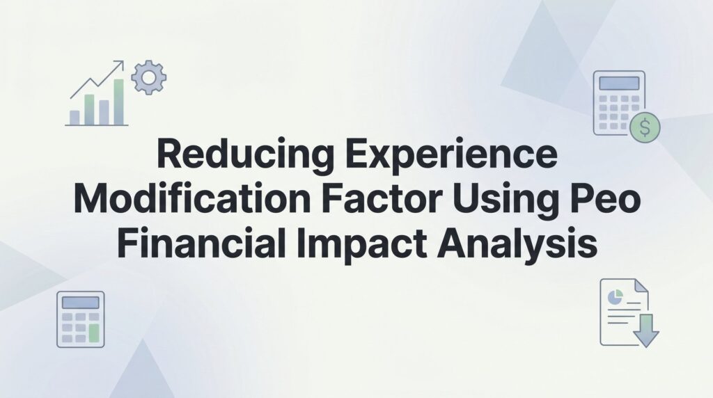 How to Reduce Your Experience Modification Factor Through PEO Financial Impact Analysis