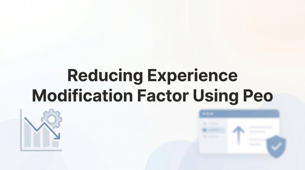 How to Lower Your Experience Modification Factor Using a PEO