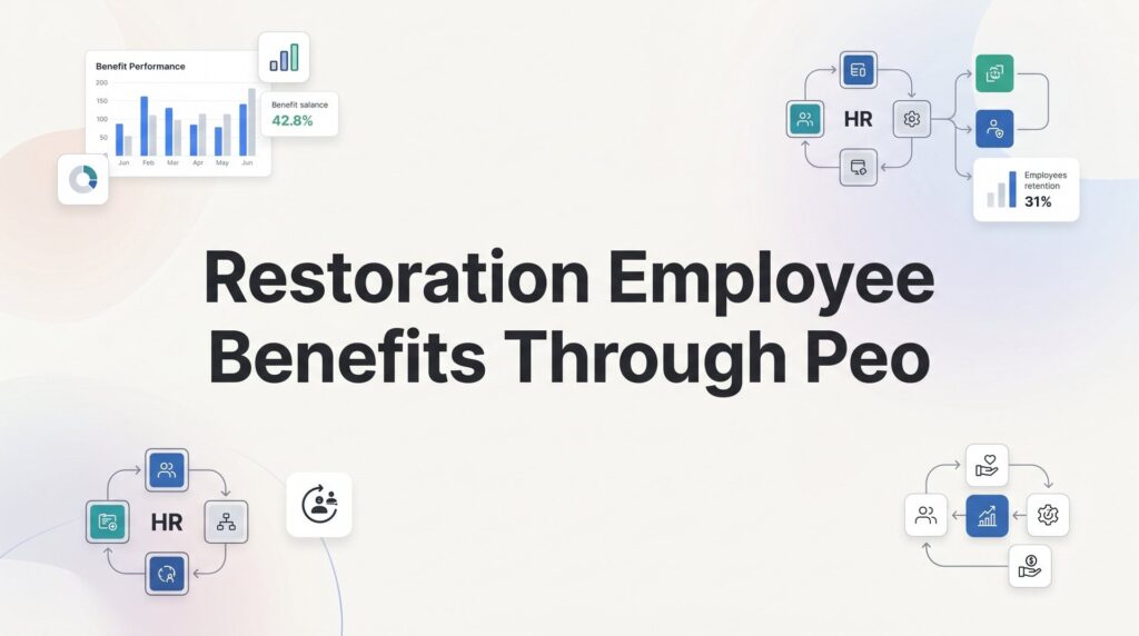 Restoration Employee Benefits Through a PEO: What You Actually Get and What It Costs