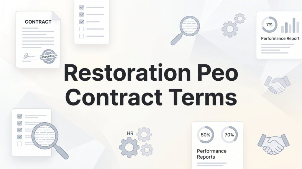 Restoration PEO Contract Terms: What to Watch Before You Sign